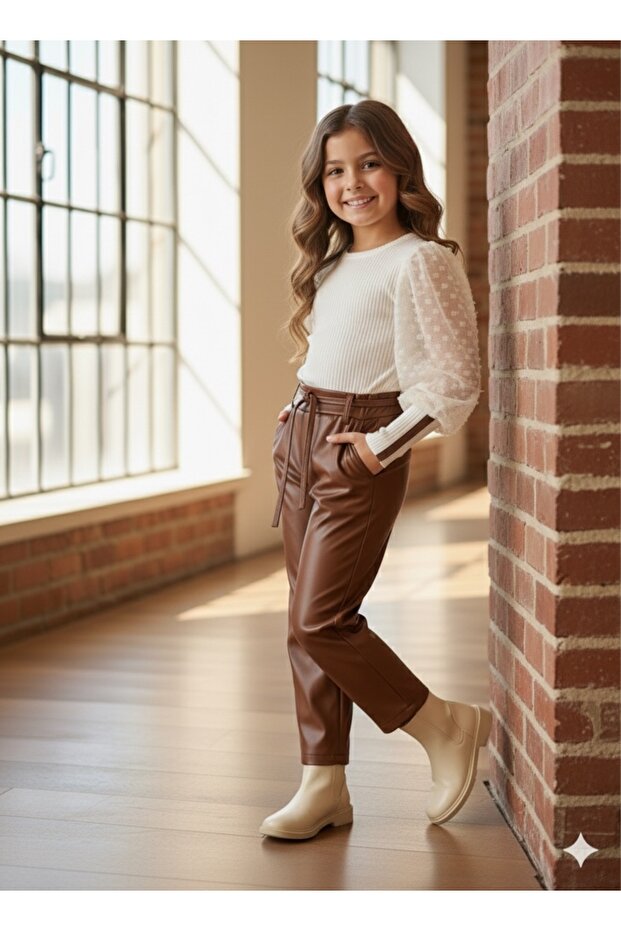 deri pantolon alt üst - 2