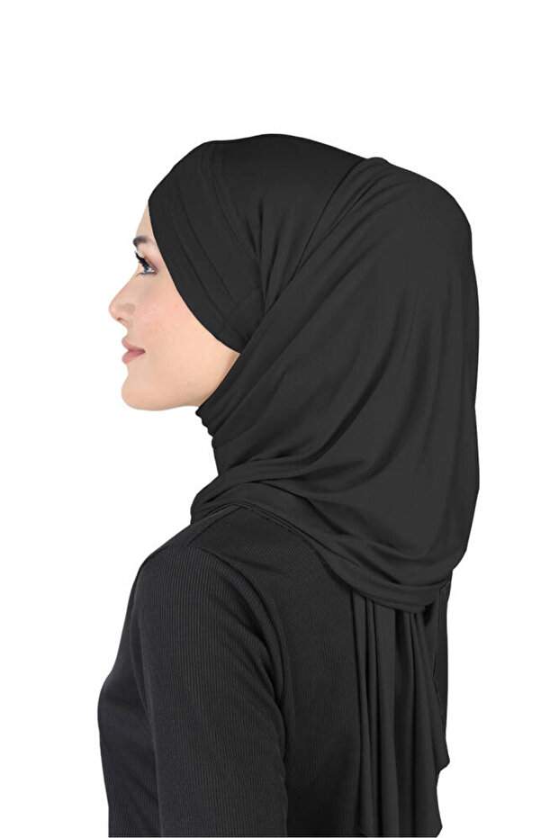 3x șal confortabil Cross material elastic - St 059 Negru - 5