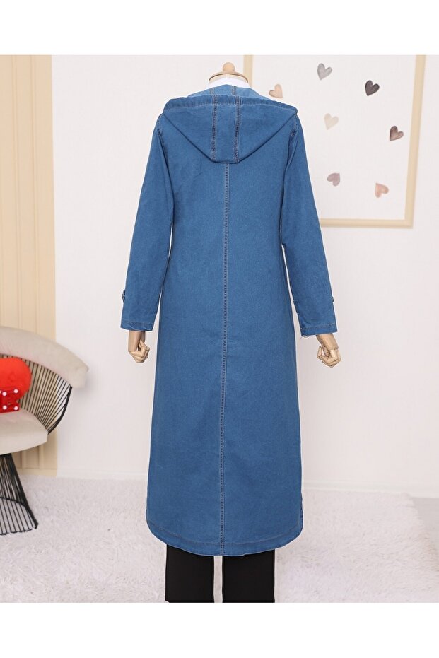 Laci Fold Pocket Denim Cap - 6