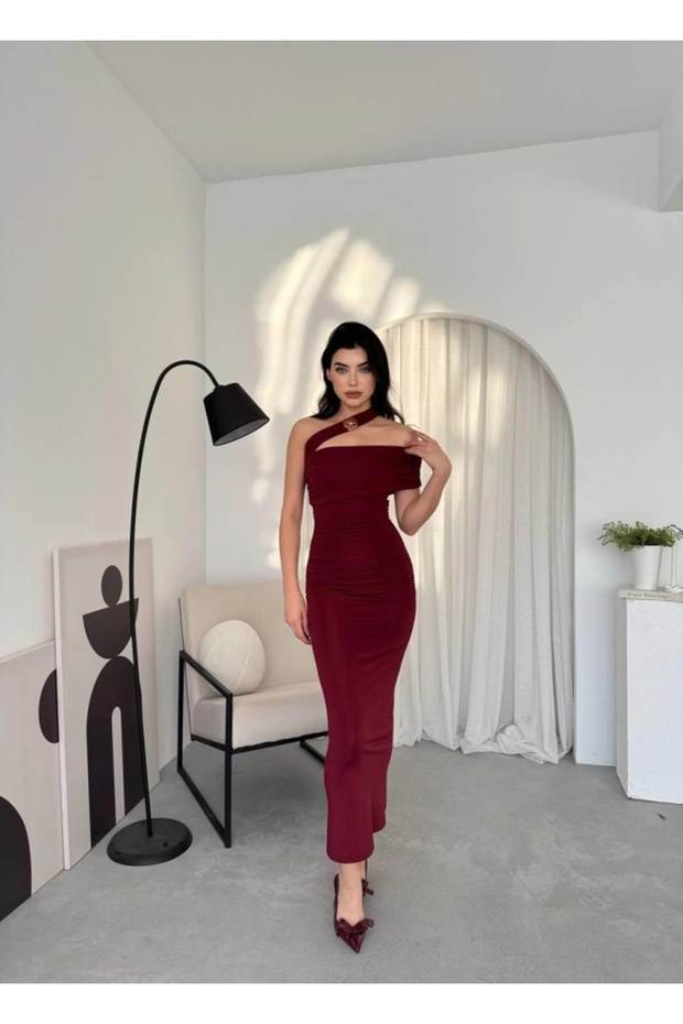 Rochie cu umăr încrucișat Reta - 4