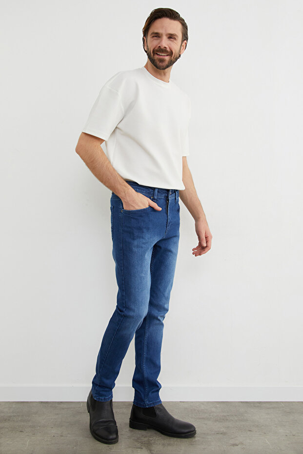 Regular Fit Normal Bel Jean - 5