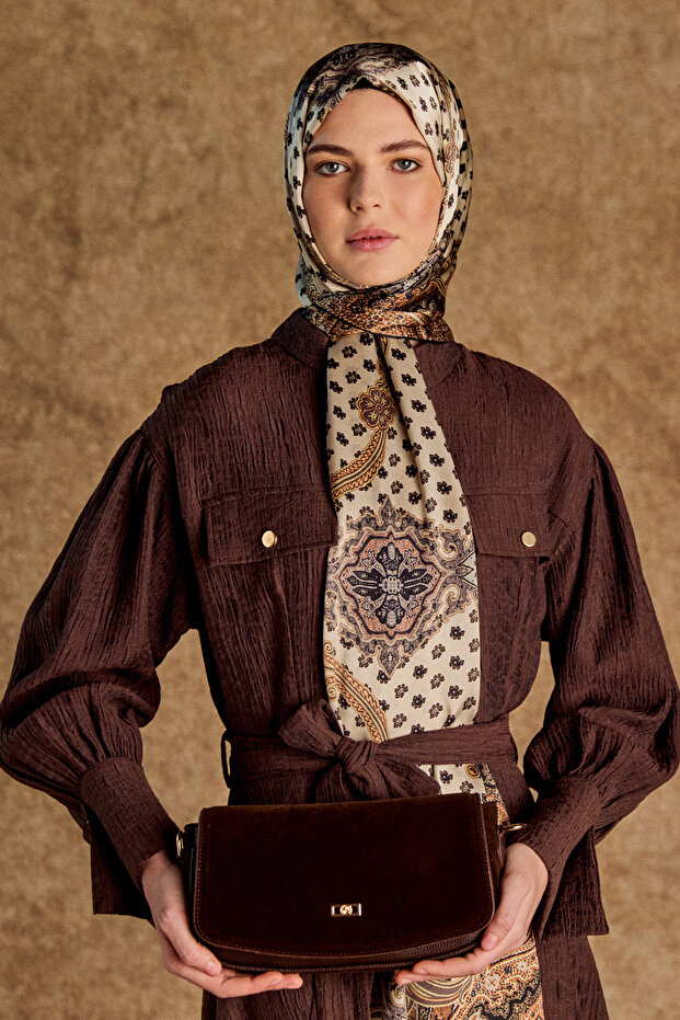 Tek Bölmeli Flap Çanta - 1