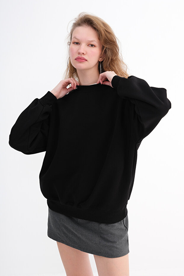 Şardonlu Basic Sweatshirt S3408-K11 - 4
