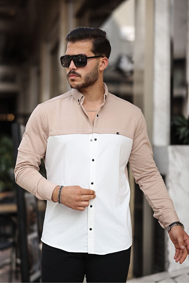 Çift Renk Kışlık Gömlek - 4