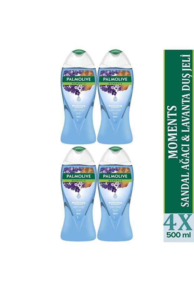 Duş Jeli Moments Sandal Lav. 500ml 4 Adet - 3