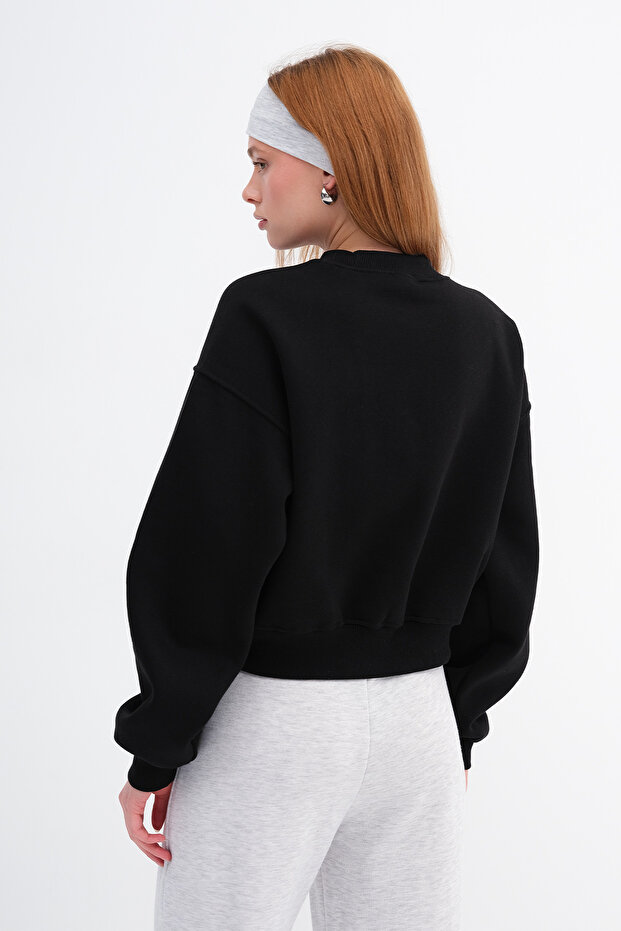 Şardonlu Basic Sweatshirt S3812-İ13 - 6