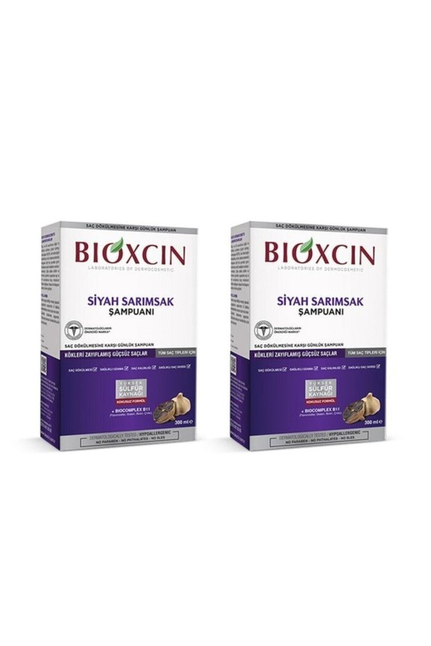 Siyah Sarımsaklı Şampuan 2x300 ml