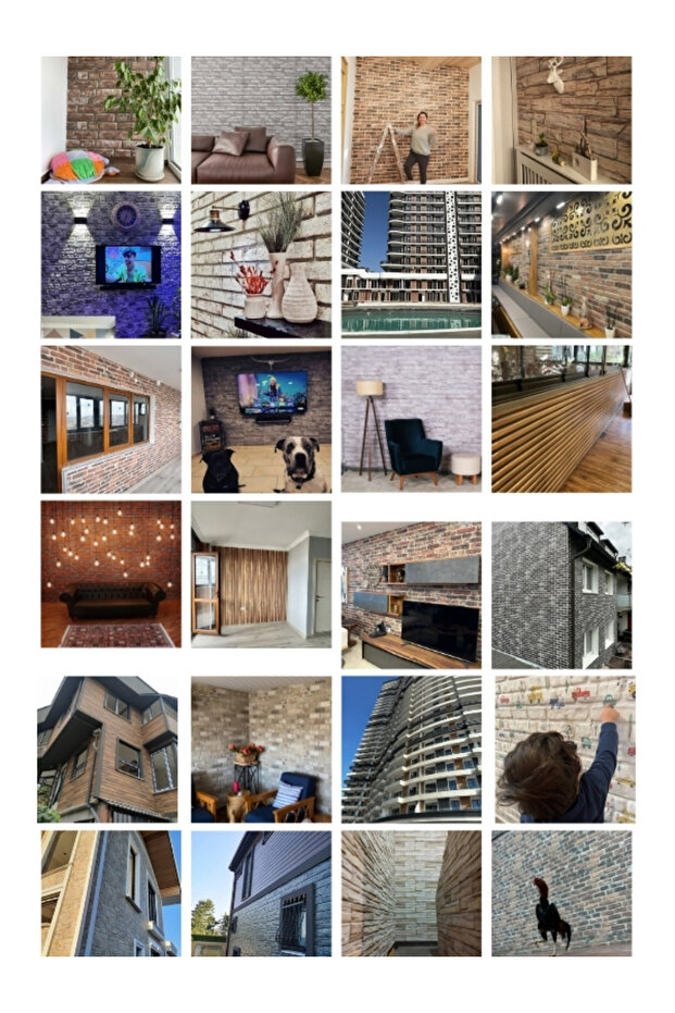 Taş Desen Strafor Panel 100x50 cm - Model Venedik - 8