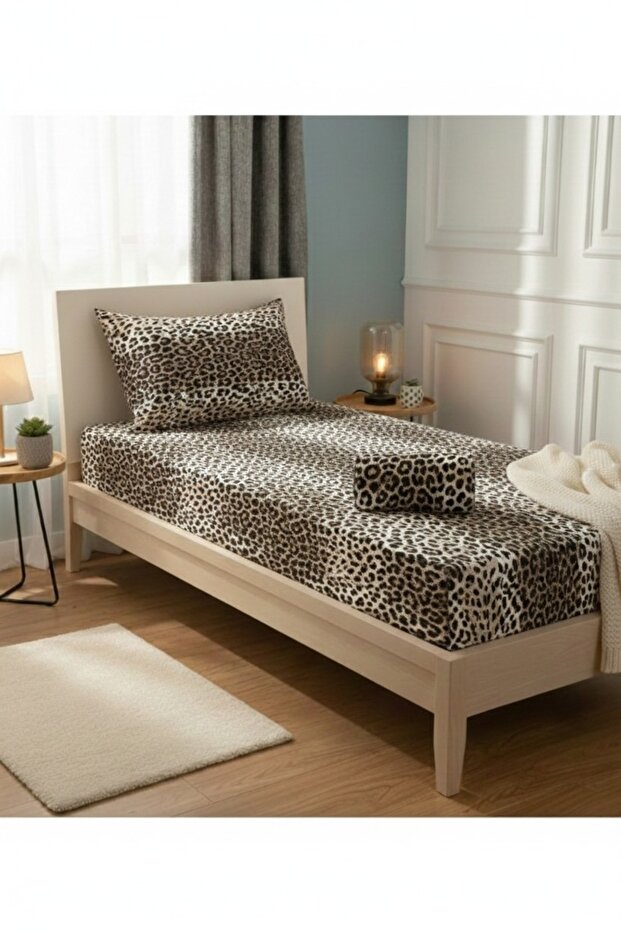 Single Patterned Elastic Sheet Set (1 Pillowcase) - 5