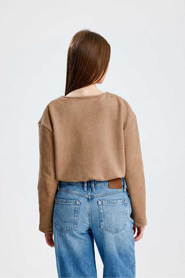 Süet Bomber Ceket - 4