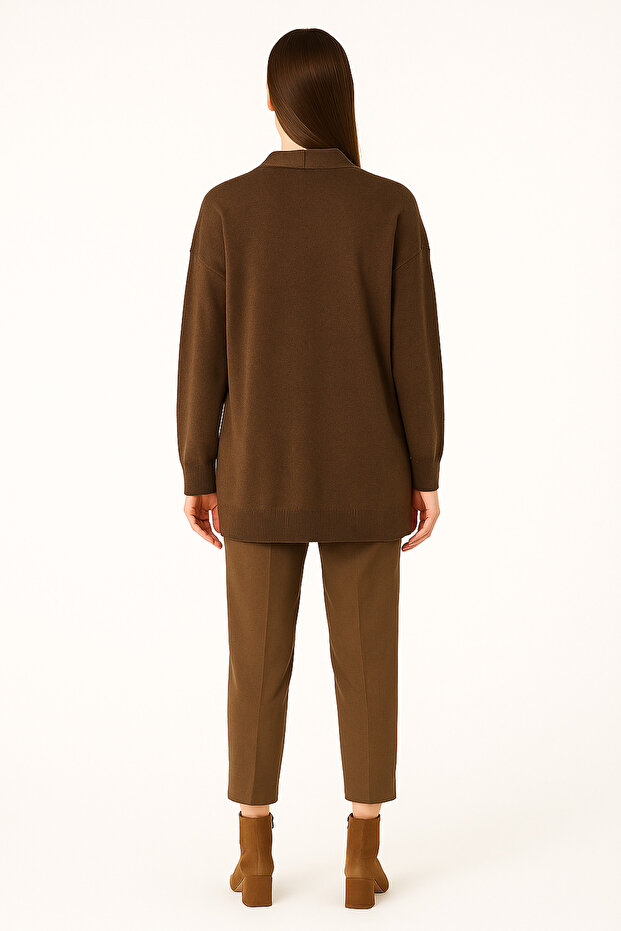 Over Size Triko Hırka - 2