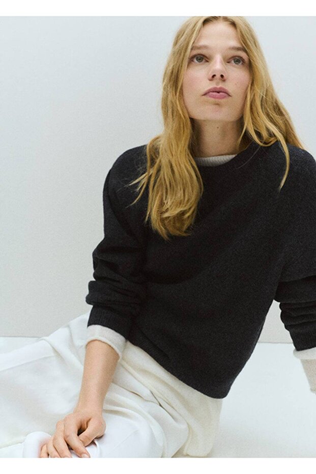 Orta kalınlıkta triko kazak - 1