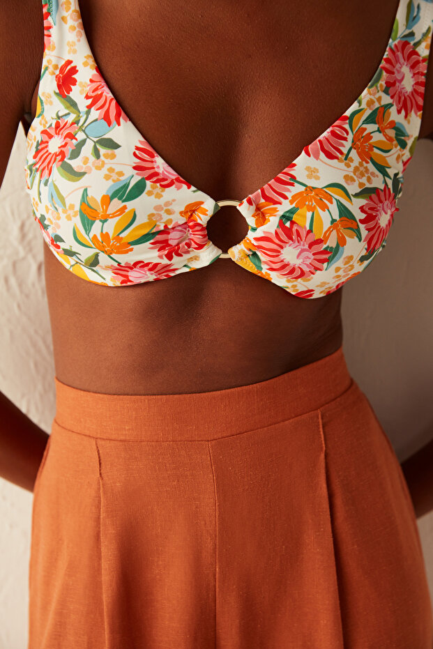 Multi-Colored Nice Hot Bikini Top - 2