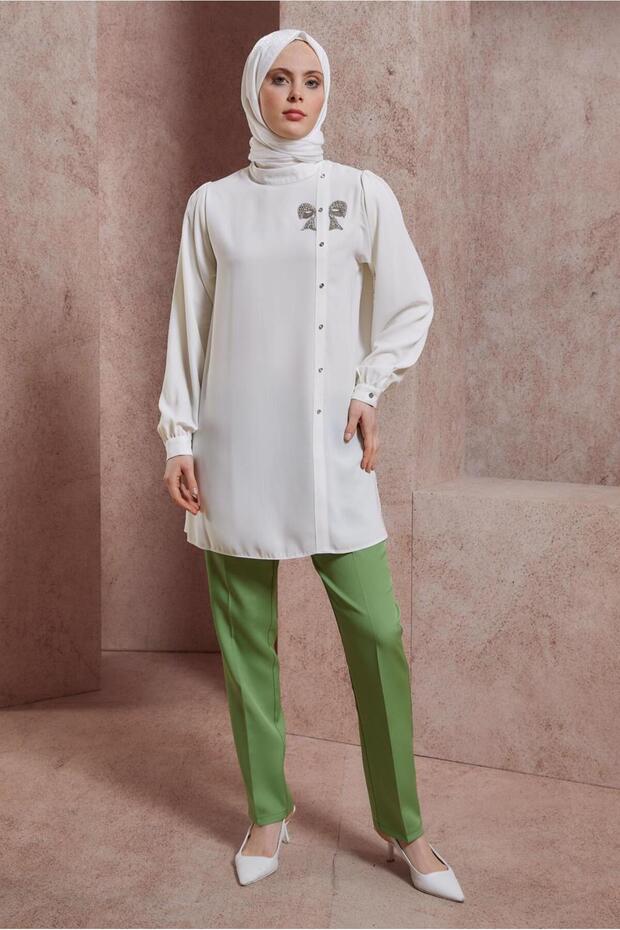 STONE DETAILED TUNIC 44492