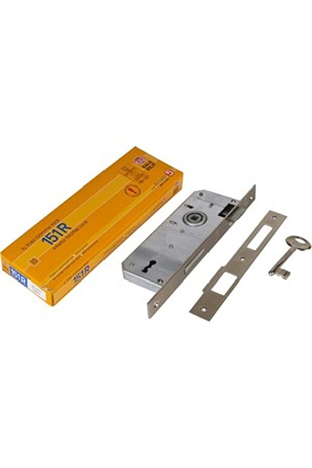 151-R 35 Mm Nikel Oda Kapı Kilidi - Çelik - 1