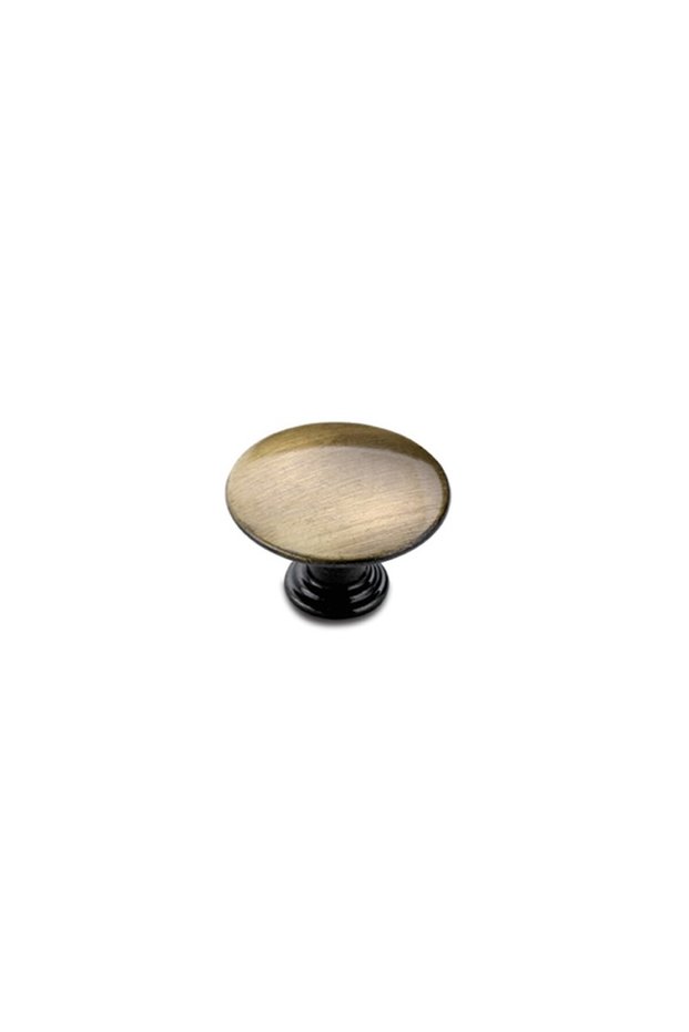 Metal Mushroom Button Handle Antique Yellow Tv Unit Cabinet Door Modern Drawer Furniture Handle Single Hole