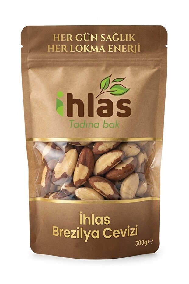 İhlas Brezilya Cevizi 300 Gr Çiğ Selenyum Kaynağı Doğal Vakumlu Paket brazil nut