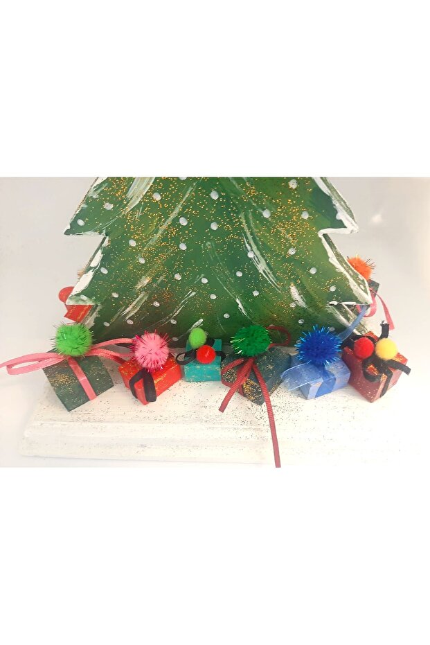 🎄 Ahşap Yılbaşı Çam Ağacı Objesi 🎄 - 7