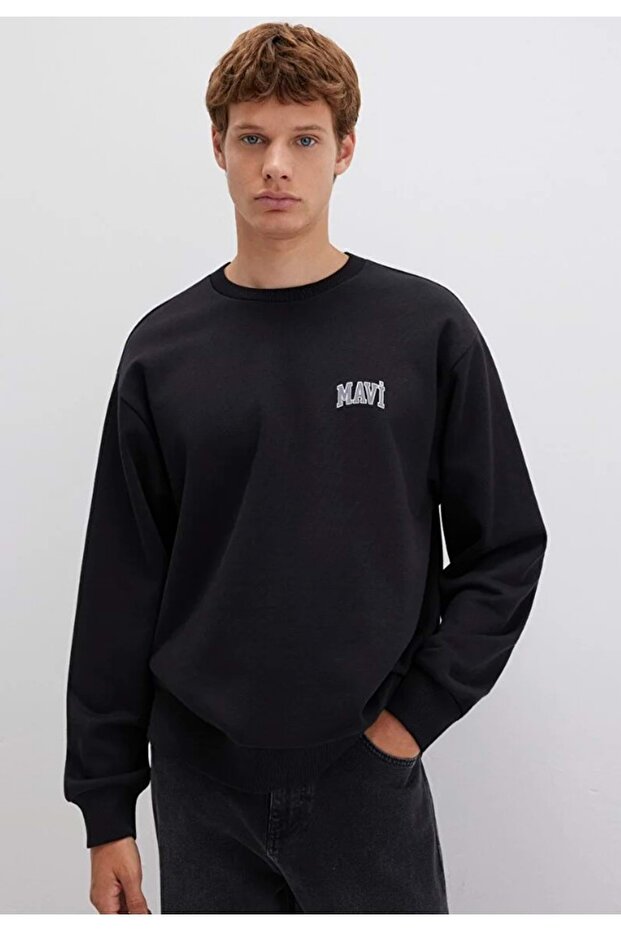 Baskılı Erkek Sweat M0611716-900 - 1