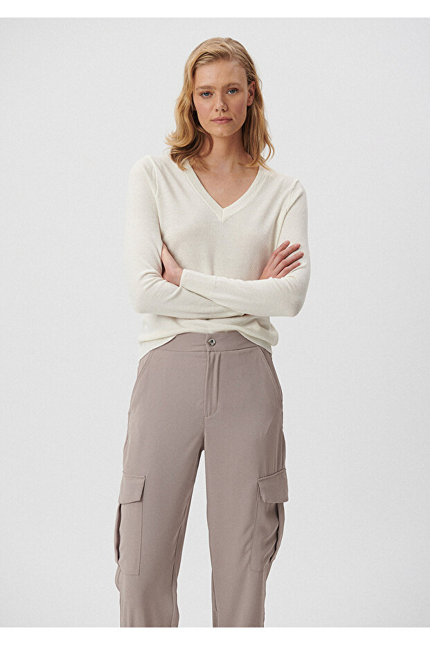 White Sweater Slim Fit / Narrow Cut 1710400-70057
