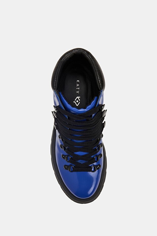 Jenifer Kadın Mavi Kalın Tabanlı Bot - 7