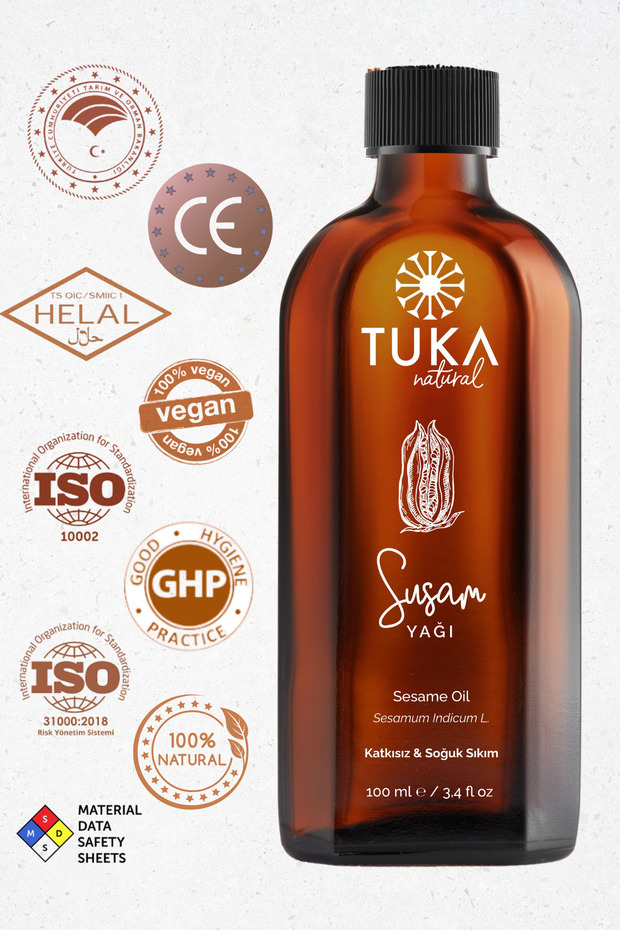 Sesame Oil 100 ml | Pure, Multi-Purpose Natural Oil