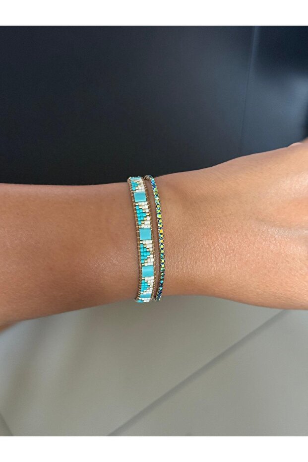 Miyuki and Waterway Awesome Duo Bracelet