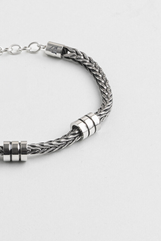 Samuray 21 Cm Çelik Erkek Bileklik - 5