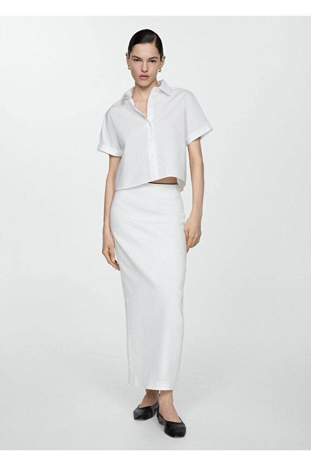 %100 pamuklu kısa gömlek - 2