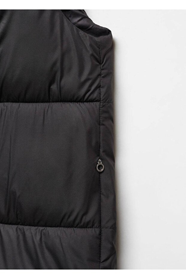 Uzun kapitone yelek - 5