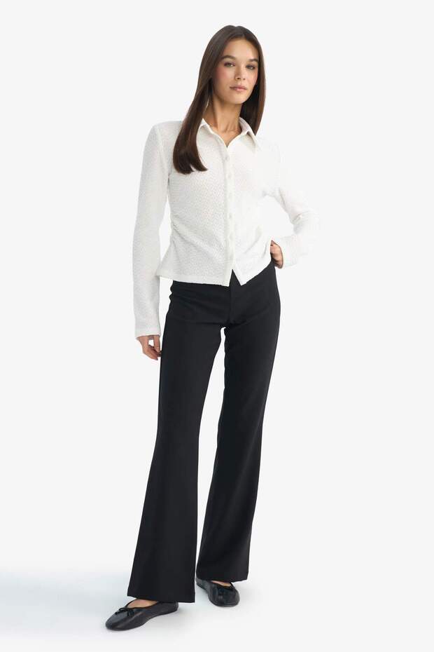 Flare Fit Regular Waist Pants F6251Ax25Wn