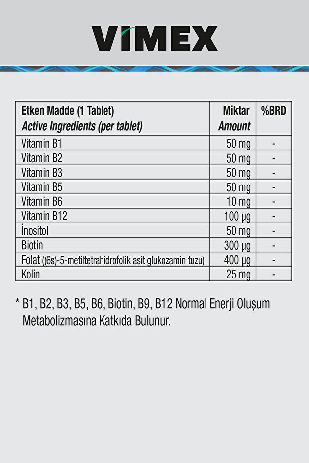 B-COMPLEX 30 TABLET - 2