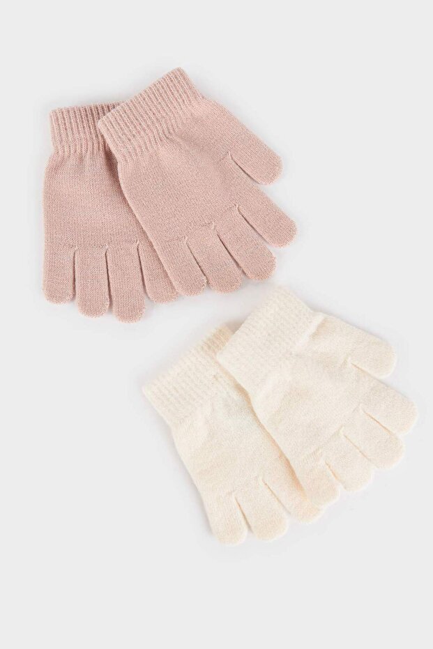 Girl's Knitwear 2-Piece Gloves C8147A824Wn