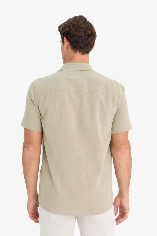 %100 Pamuk Basic Gömlek D7551AX25SP - 4