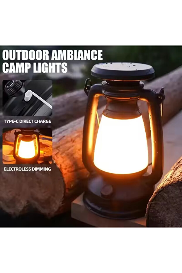 800mAh LY16A Charging Decoration Atmosphere Light Retro Horse Light Led Desk Lamp Outdoor Camping Ba
