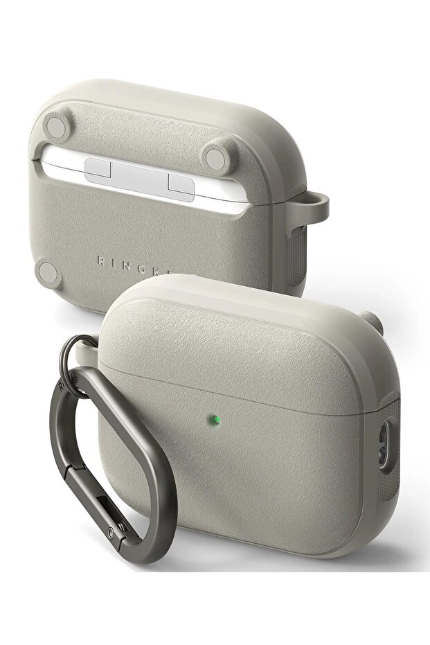 AirPods Pro 3 Case | Onyx Magnetic Series | Warm Gray