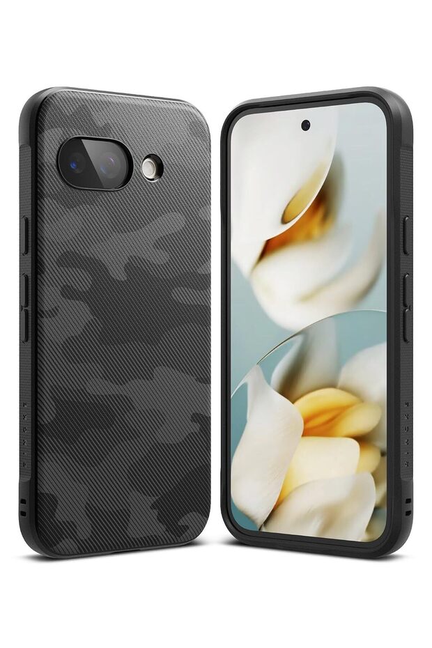 Google Pixel 9a Case Cover | Onyx Design Series | Camo Black