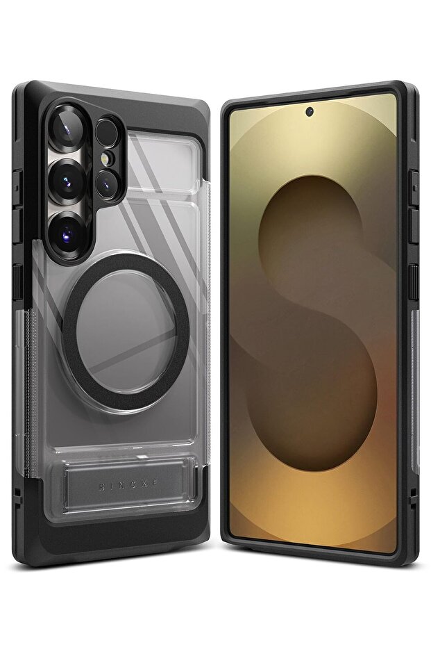 Samsung Galaxy S25 Ultra 5G Case Cover 2025|UX Magnetic Series| Smoke Black