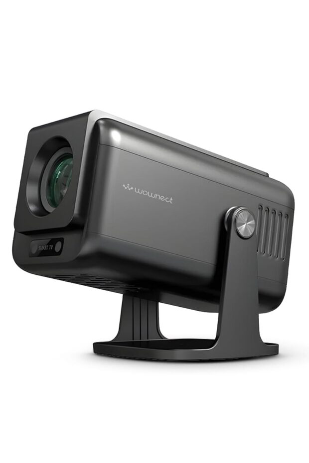 Mini Smart Projector, Latest Android 13.0, [Auto Focus & Keystone] 350 ANSI Lumens, Native 1