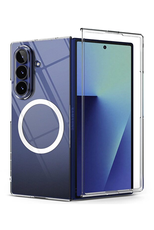 Samsung Galaxy Z Fold 7 Case Cover | Slim Magnetic |Clear