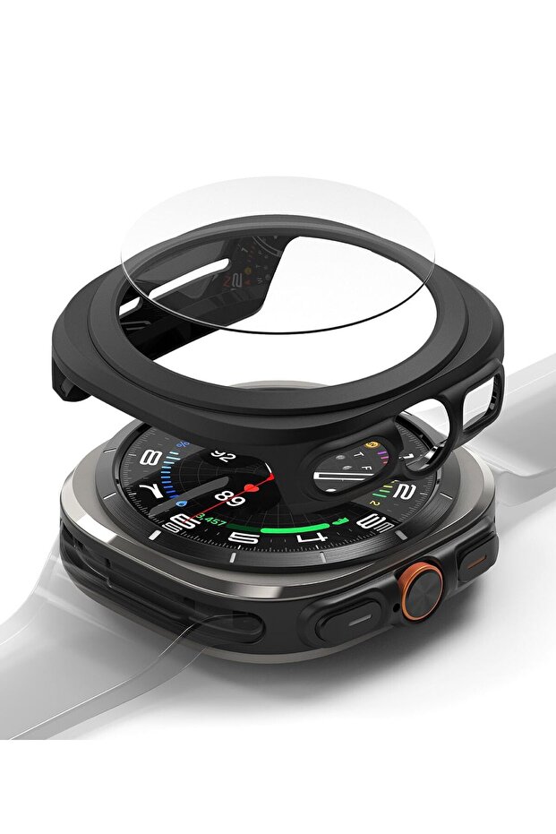 Samsung Galaxy Watch Ultra 47mm Case Cover | Slim Extend + Glass Combo | Matte Black