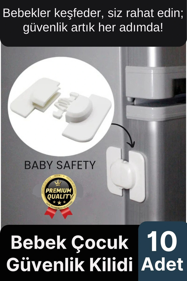Special Production Refrigerator Drawer Cabinet Window Fixer 10 Pieces Child Baby Protective Safety Lock