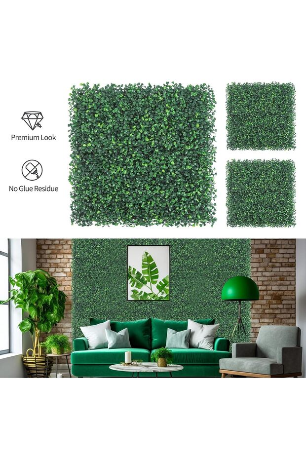Artificial Boxwood Wall Grass Panel 40 x 60 x 5 cm