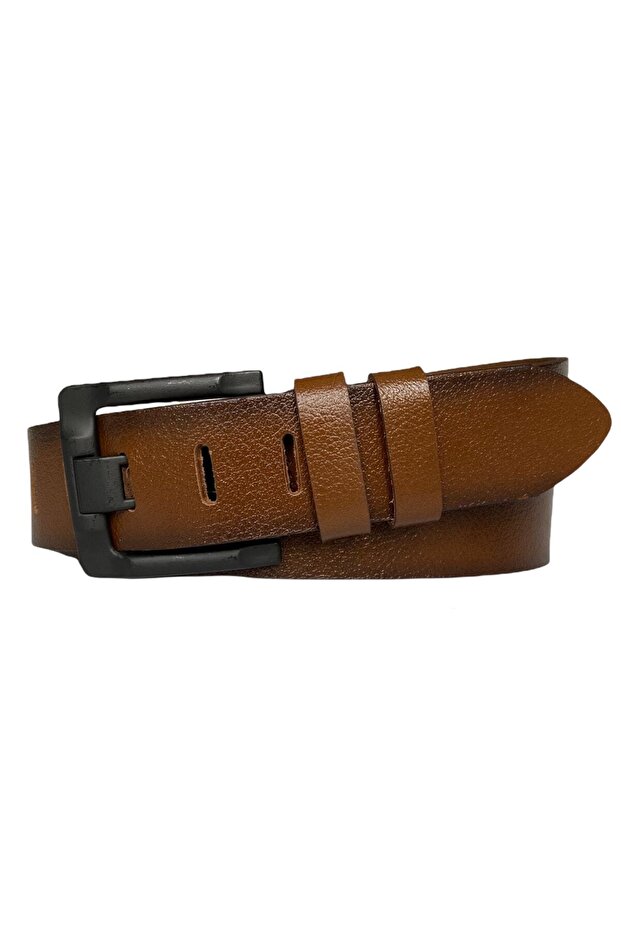 100% Genuine Quality Leather 4.5 cm Wide Tongue Tosado Jeans, Sports Belt Matte Black Buckle
