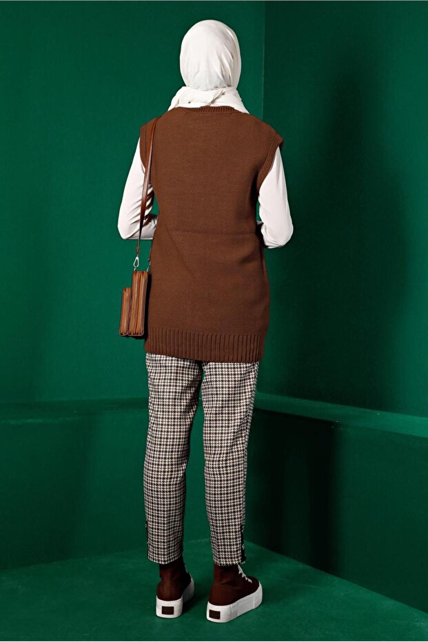 بنطلون منقوش بنقشة الدببة 70443 - 4