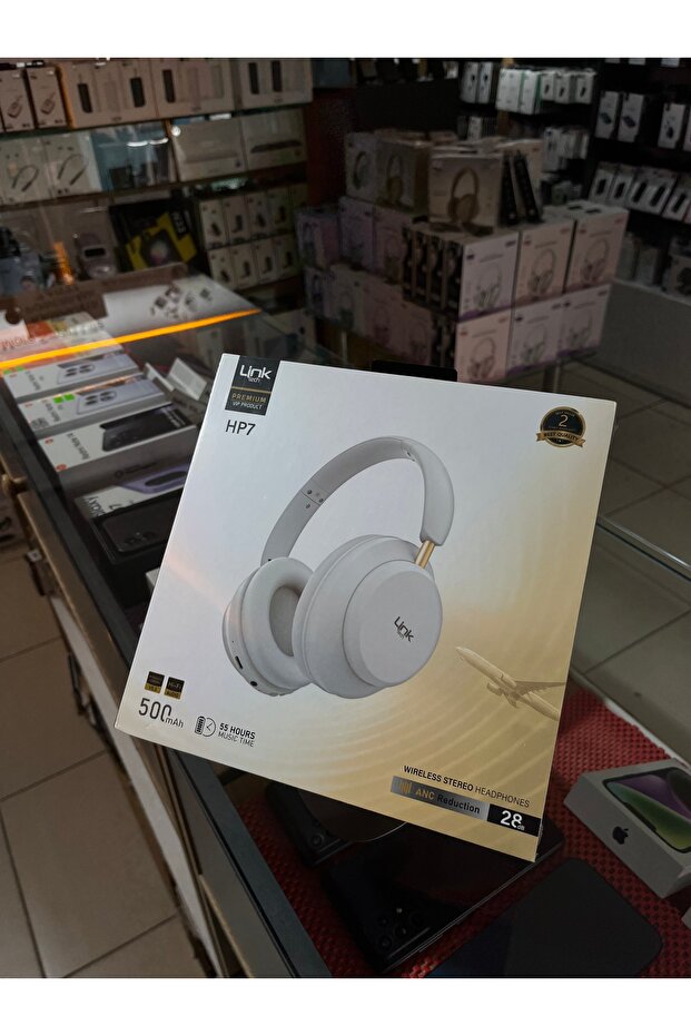 Hp7 Anc Premium Kulak Üstü Bluetooth Kulaklık - 3
