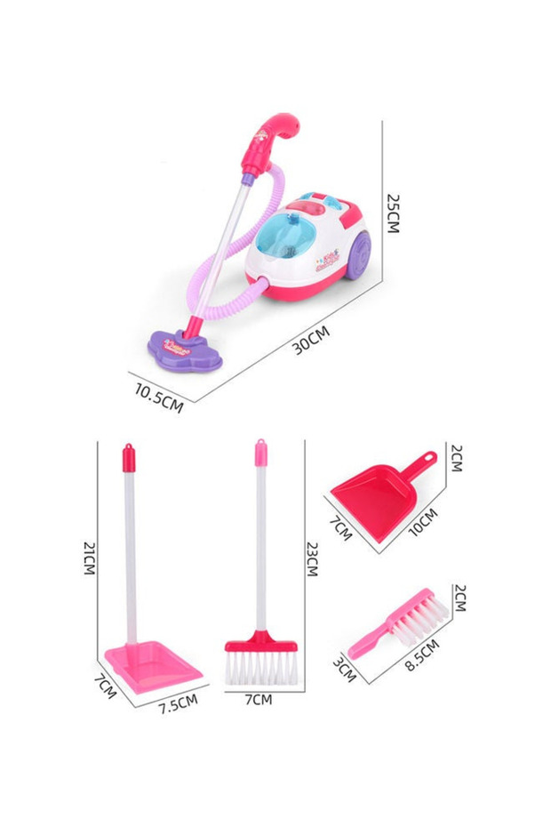 مجموعة أدوات ماكينة المكنسة الكهربائية للأطفال - 3