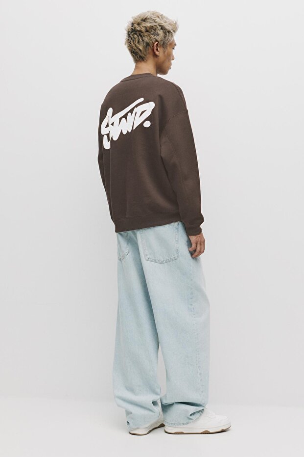 STWD bisiklet yaka sweatshirt - 3