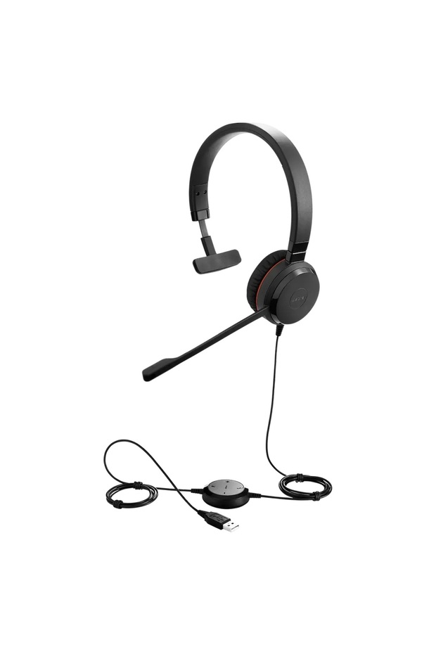 Evolve 20 Mono USB NC MS Kulak Üstü Kulaklık (Jabra Türkiye Garantili) - 2