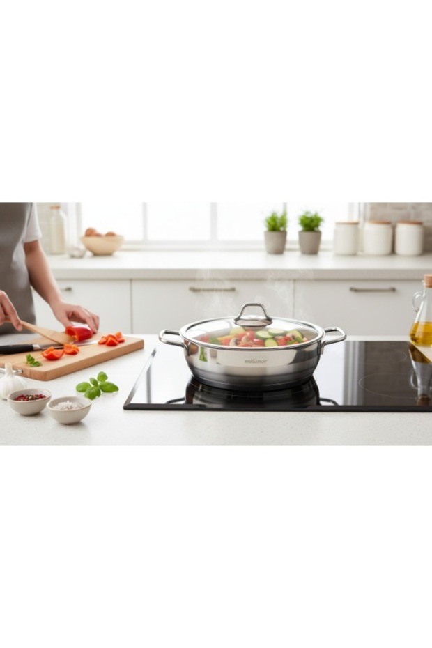 Aster 26 cm Basık Tencere - 2